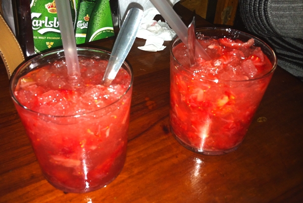 caipiroskas de fresa