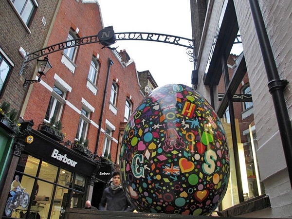 huevos de Pascua, Londres