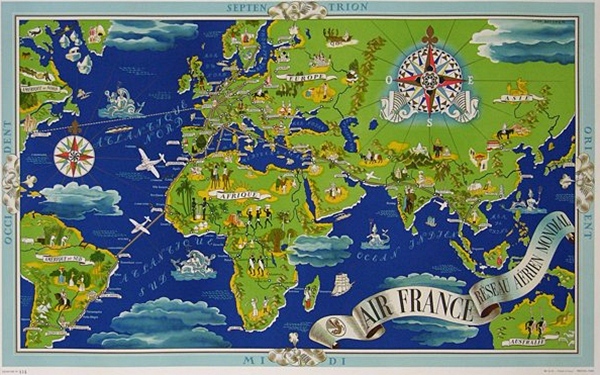 Mapas de Air France