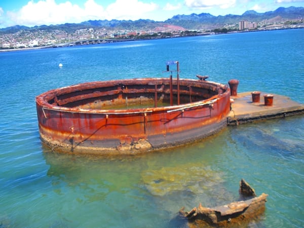 Restos del Arizona Memorial, Pearl Harbor