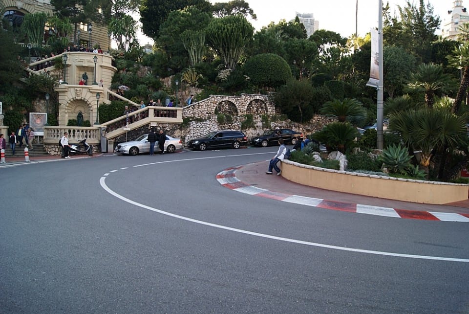 Curva Fórmula 1 Grand Prix de Monte Carlo