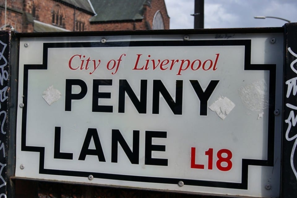 Penny Lane, Liverpool