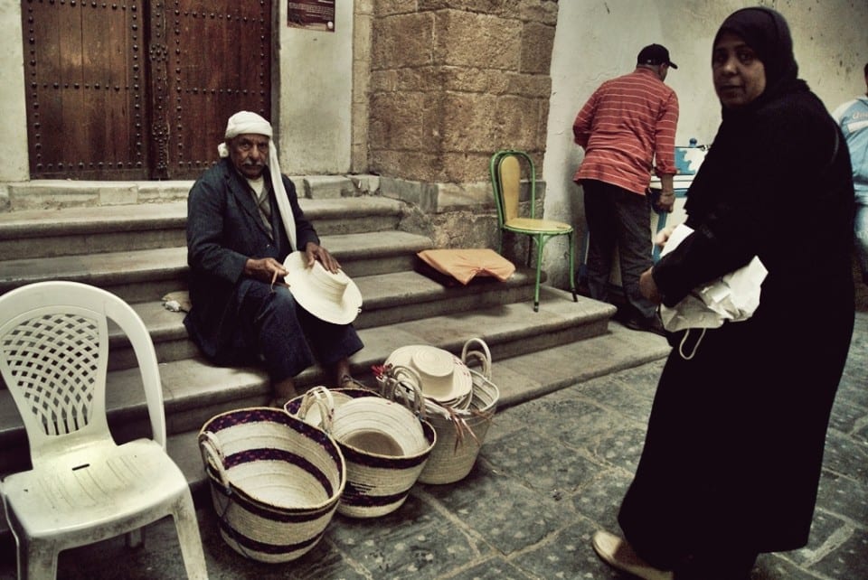 Artesanos en la medina