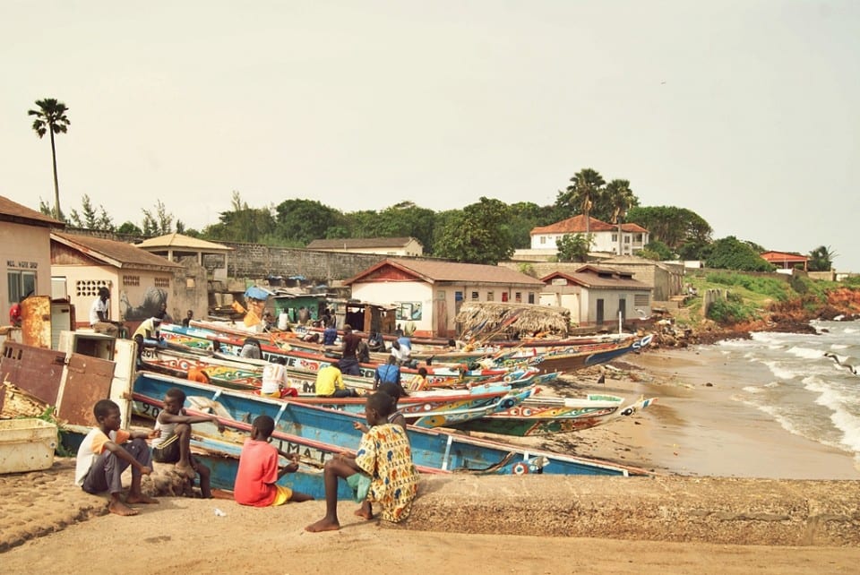 Gambia, pescadores
