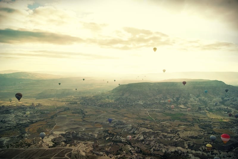 Globo por la Capadocia, Turquía