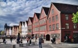 Bryggen, Bergen, Fiordos noruegos