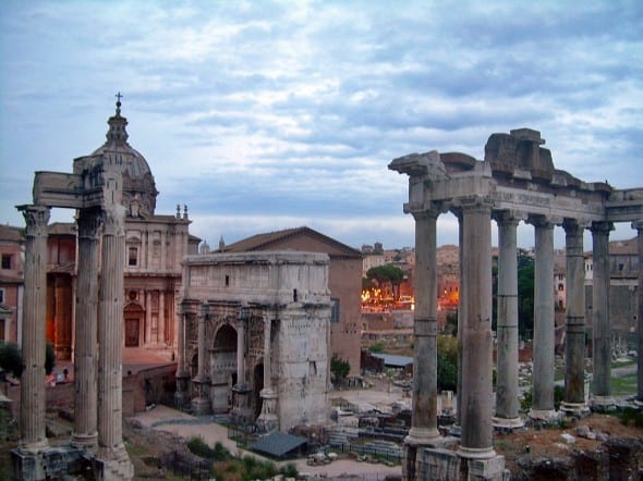 El foro romano, Roma