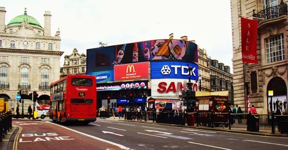 Piccadilly Circus, Londres