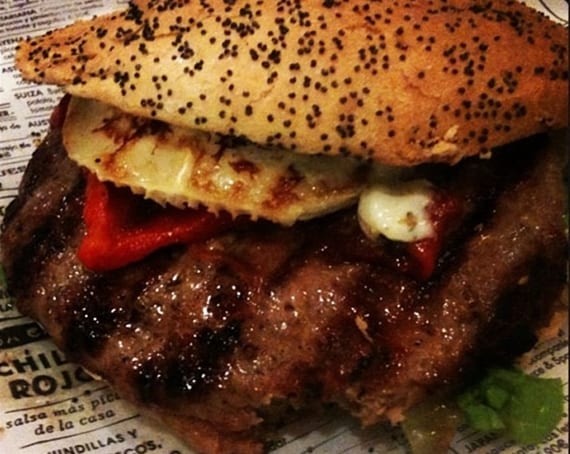 hamburguesa Burgos, el Kiosko