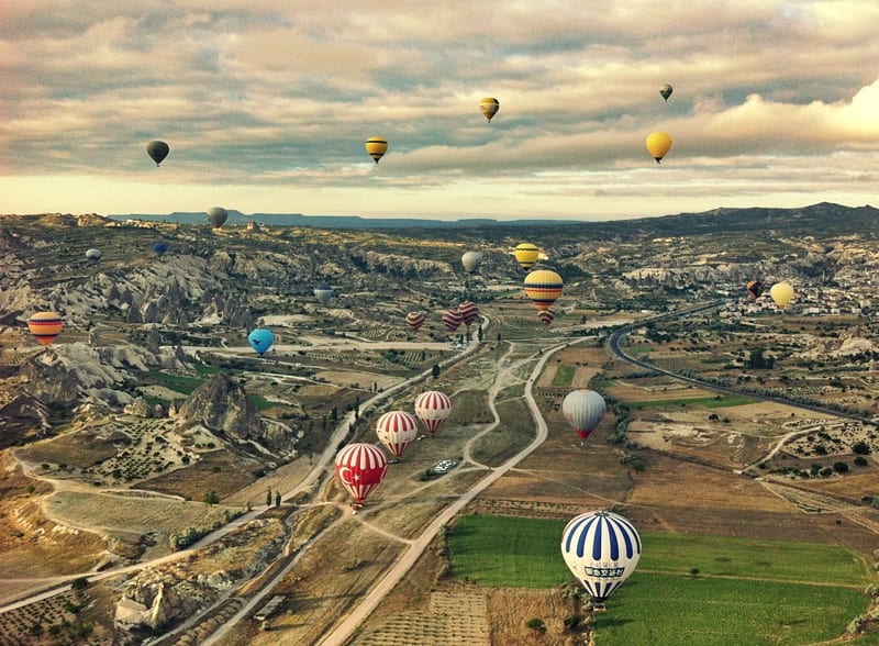 viaje en globo por la capadocia, Turquía