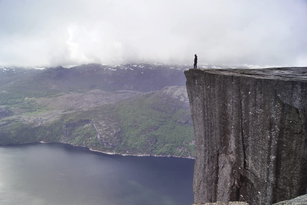 Preikestolen, fiordos noruegos