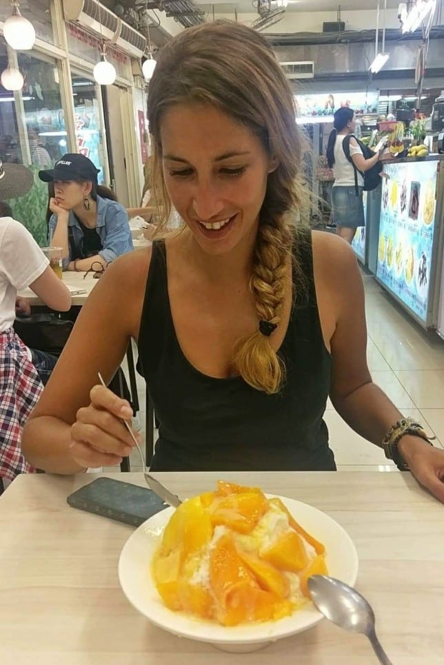 Helado de mango, Shilin Night Market